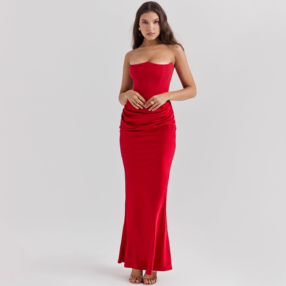 Sexy Long Sleeve Bodycon Evening Party Dress