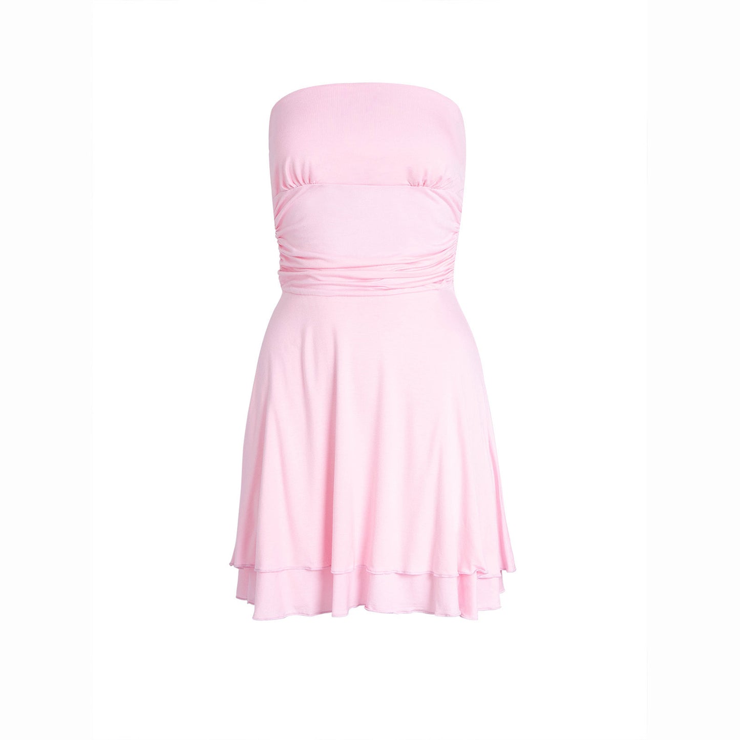 Y2K Tube Top Mini Dress