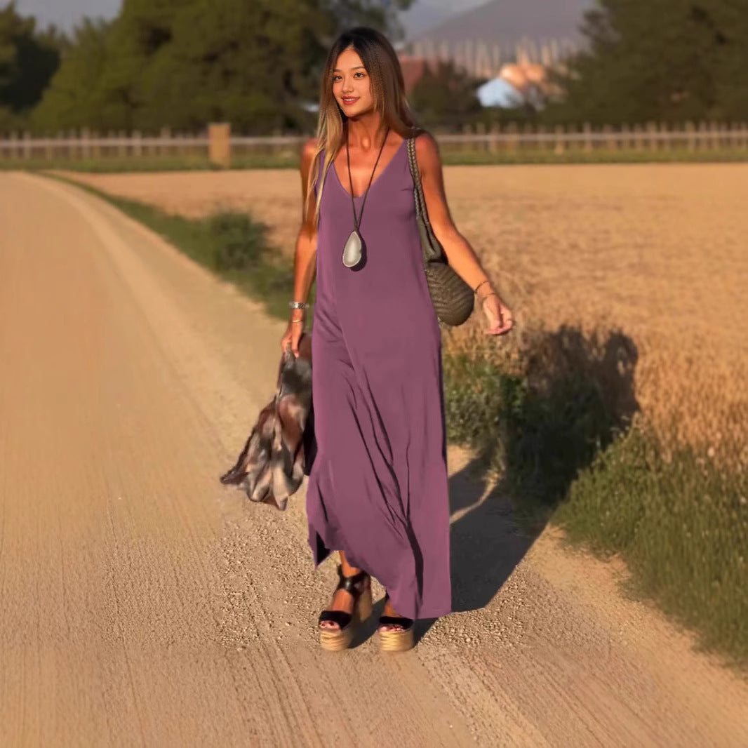 Women's Sexy Trend V-neck Strap Dress