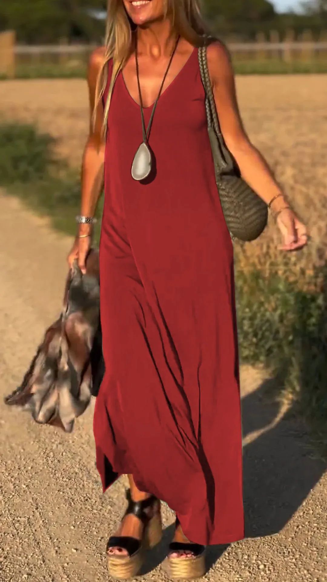 Women's Sexy Trend V-neck Strap Dress