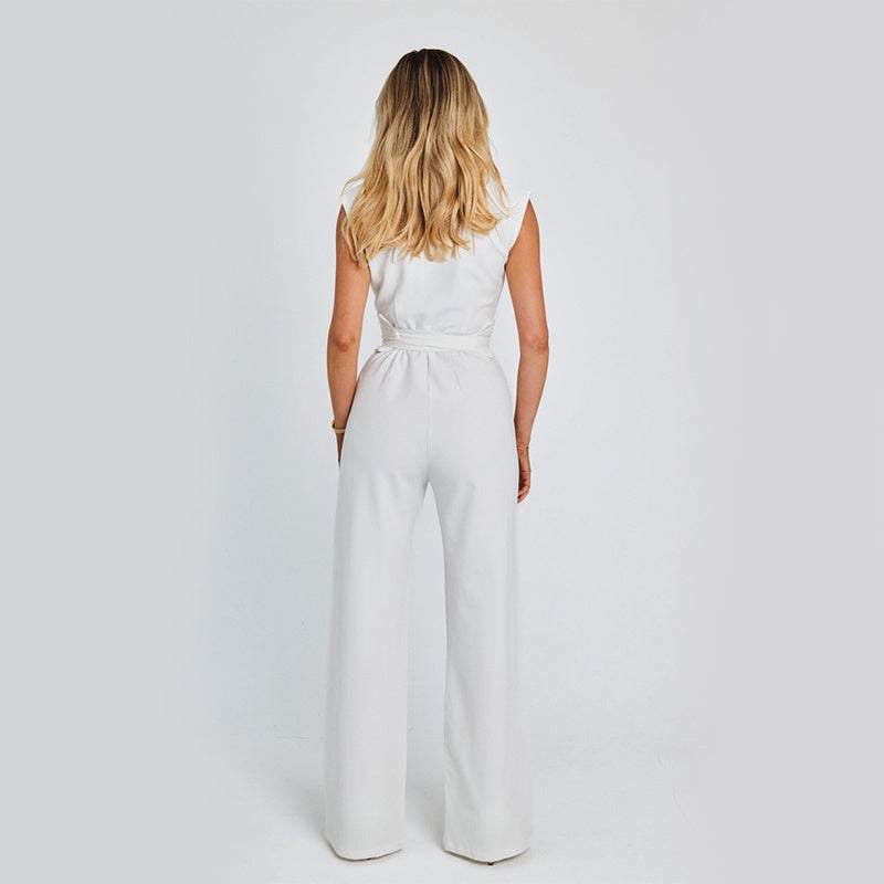 Women’s Elegant Sleeveless Jumpsuit