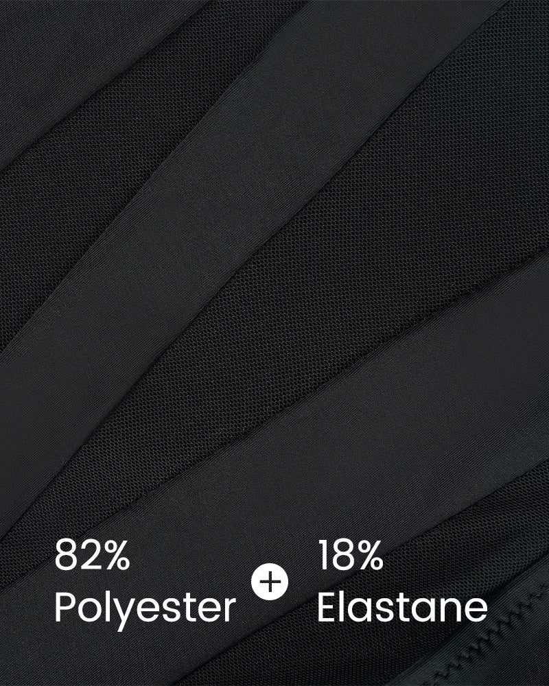 Women’s One-Shoulder Mesh One-Piece Swimsuit