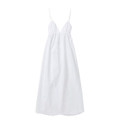Coastal Cowgirl Open Back Long Dress