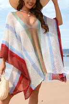 Plus Size Crochet Beach Cover Up – Oversized Swimwear Kimono | Dripiume