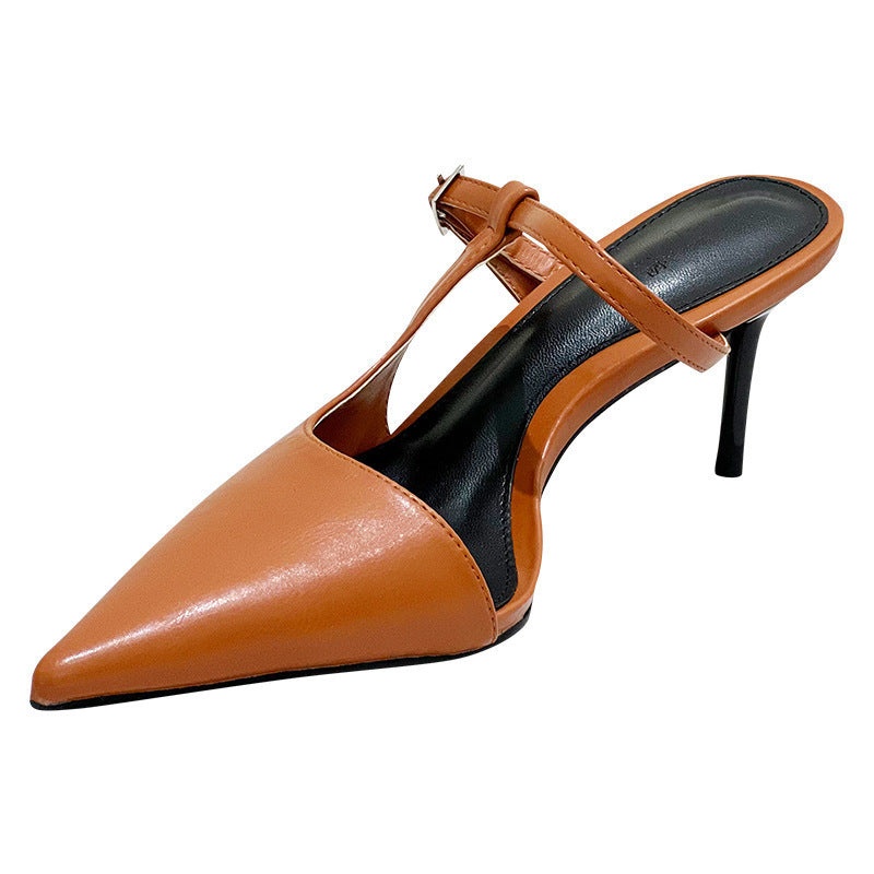 Women’s Pointed Toe High Heel Mules