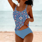 Josie | Two-Piece Tankini Set for Women with Boho Print | Slim Fit