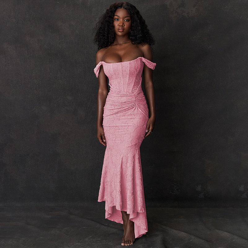 Elegant Lace Bodycon Evening Dress