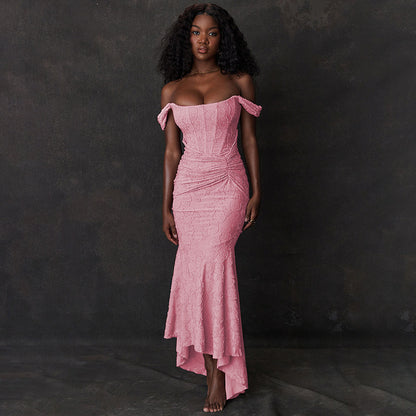 Elegant Lace Bodycon Evening Dress