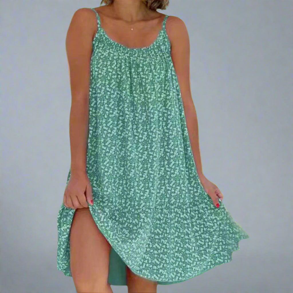 Jolene Floral Camisole Mini Dress – Summer Casual | Dripiume