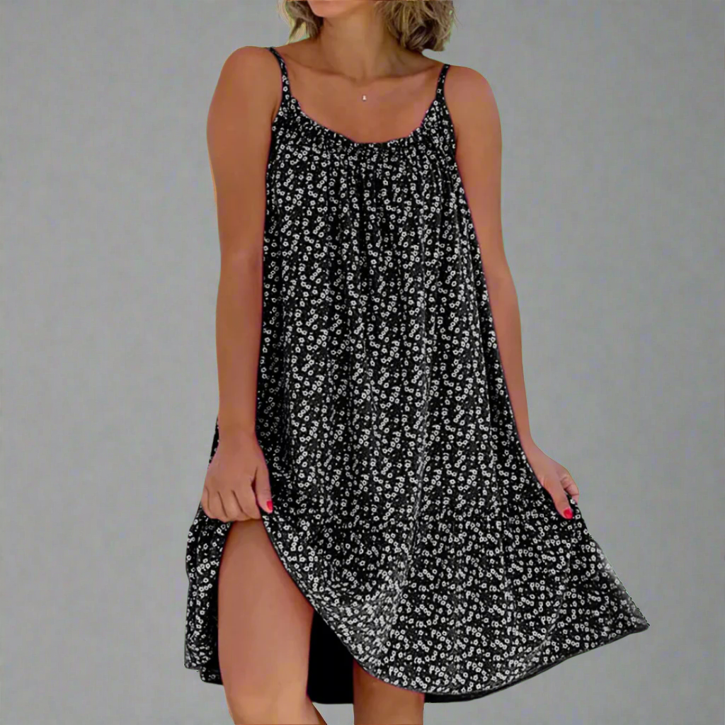 Jolene Floral Camisole Mini Dress – Summer Casual | Dripiume