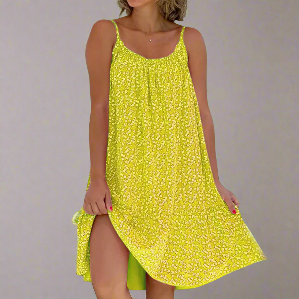 Jolene Floral Camisole Mini Dress – Summer Casual | Dripiume