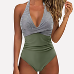 Women’s Lightweight One-Piece Swimsuit with Built-In Support and Soft Cups