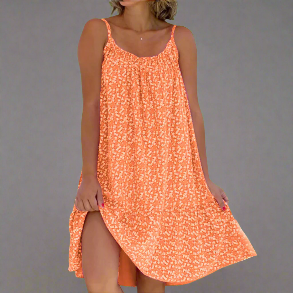 Jolene Floral Camisole Mini Dress – Summer Casual | Dripiume