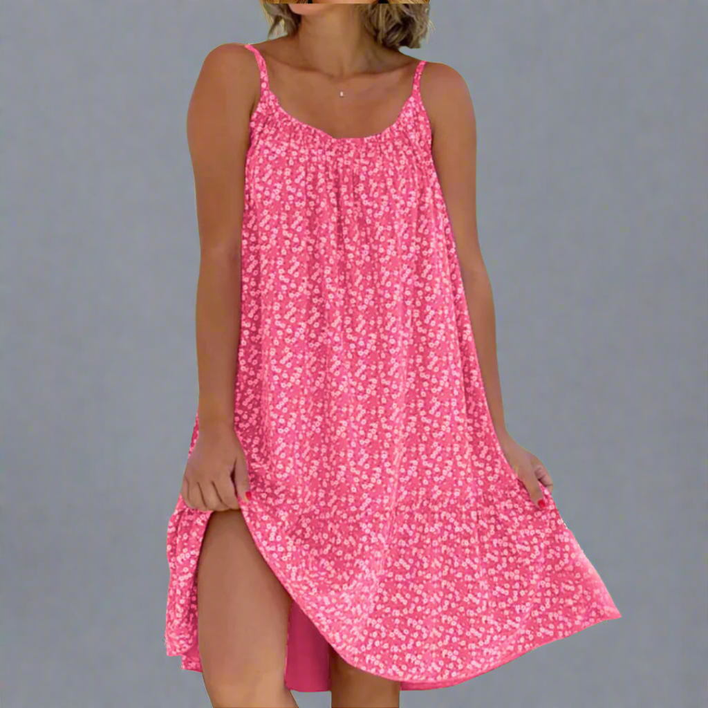 Jolene Floral Camisole Mini Dress – Summer Casual | Dripiume