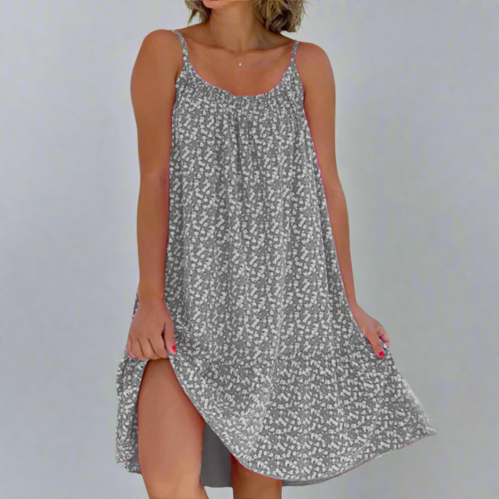 Jolene Floral Camisole Mini Dress – Summer Casual | Dripiume