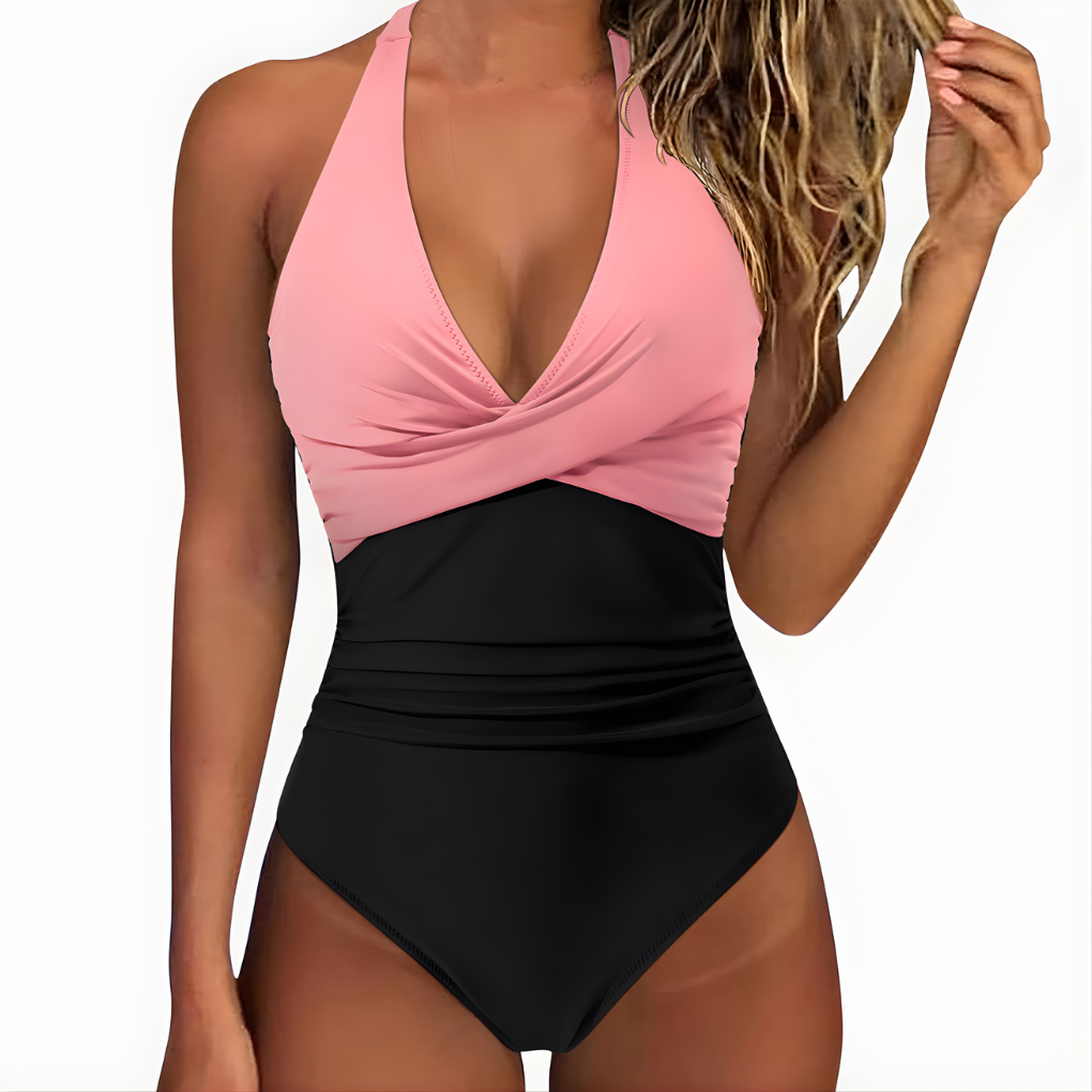 Women’s Lightweight One-Piece Swimsuit with Built-In Support and Soft Cups