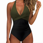 Women’s Lightweight One-Piece Swimsuit with Built-In Support and Soft Cups