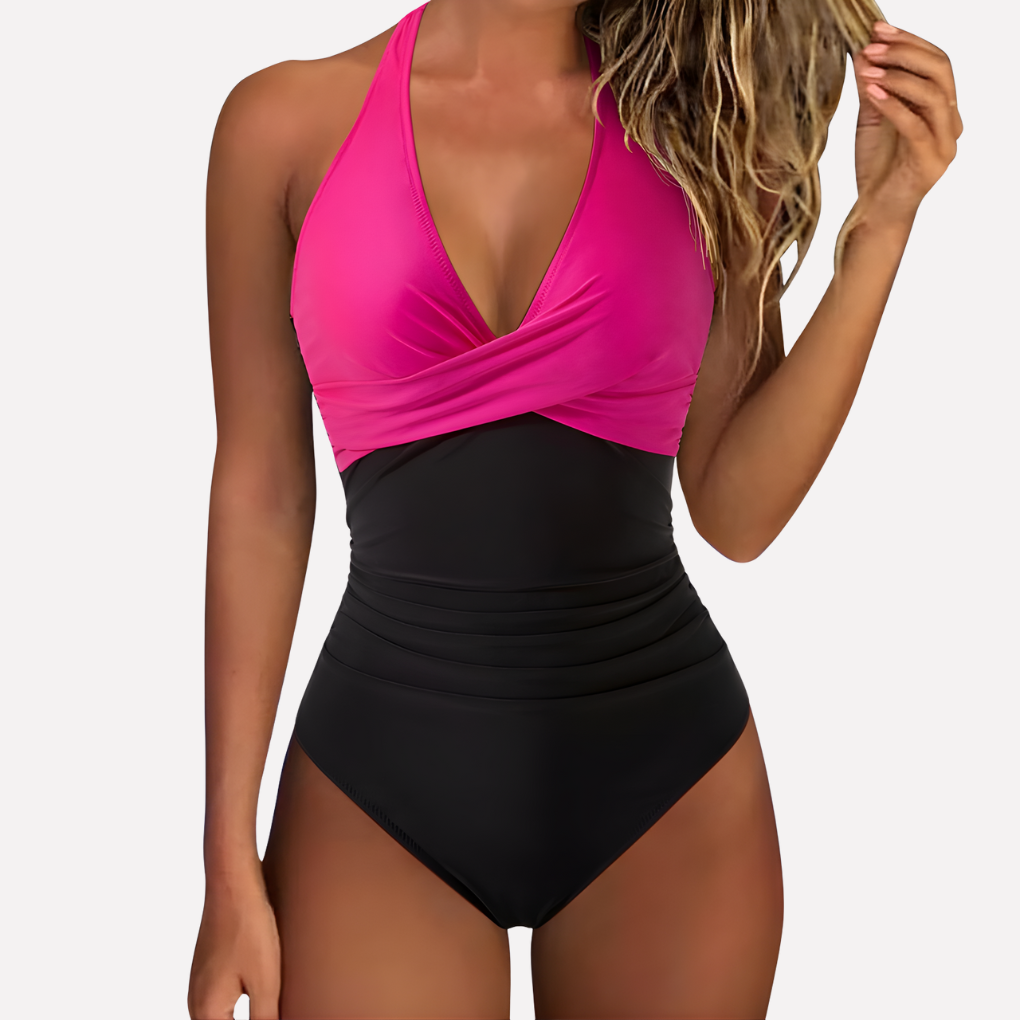 Women’s Lightweight One-Piece Swimsuit with Built-In Support and Soft Cups