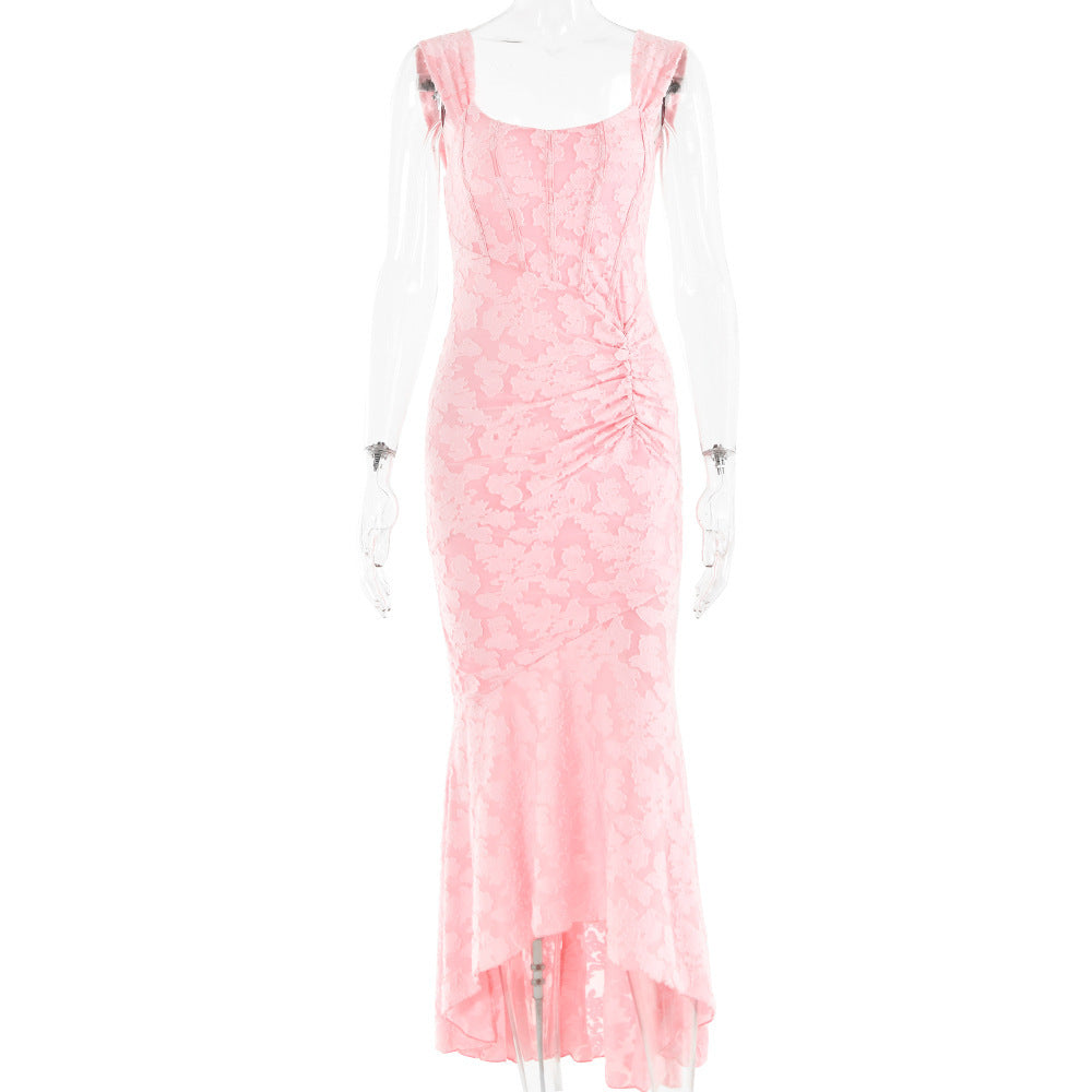 Elegant Lace Bodycon Evening Dress