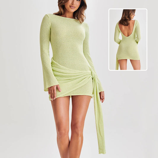 Sexy Backless Mini Dress