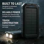 500.000mAh Solar Charger Waterproof Power Bank External