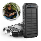 20000mAh Waterproof Solar Power Bank - Portable External Charger
