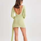 Sexy Backless Mini Dress