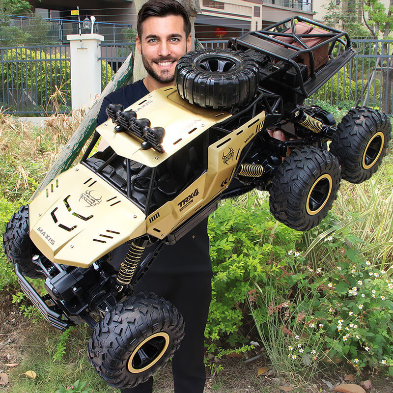 1/12 Scale 6-Wheel RC Monster Truck – High-Speed Off-Road Vehicle with Advanced 2.4GHz Technology