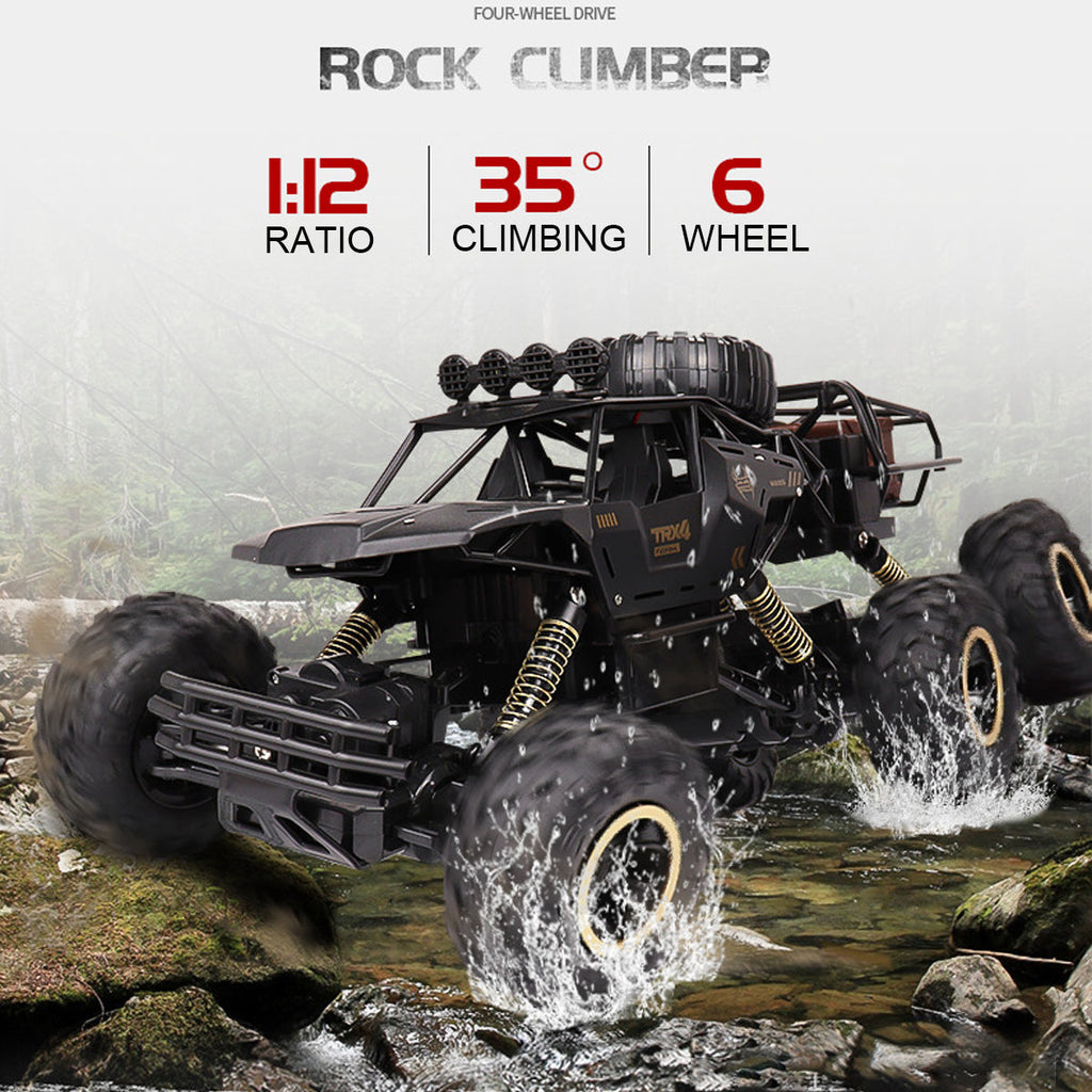 1/12 Scale 6-Wheel RC Monster Truck – High-Speed Off-Road Vehicle with Advanced 2.4GHz Technology