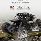 1/12 Scale 6-Wheel RC Monster Truck – High-Speed Off-Road Vehicle with Advanced 2.4GHz Technology