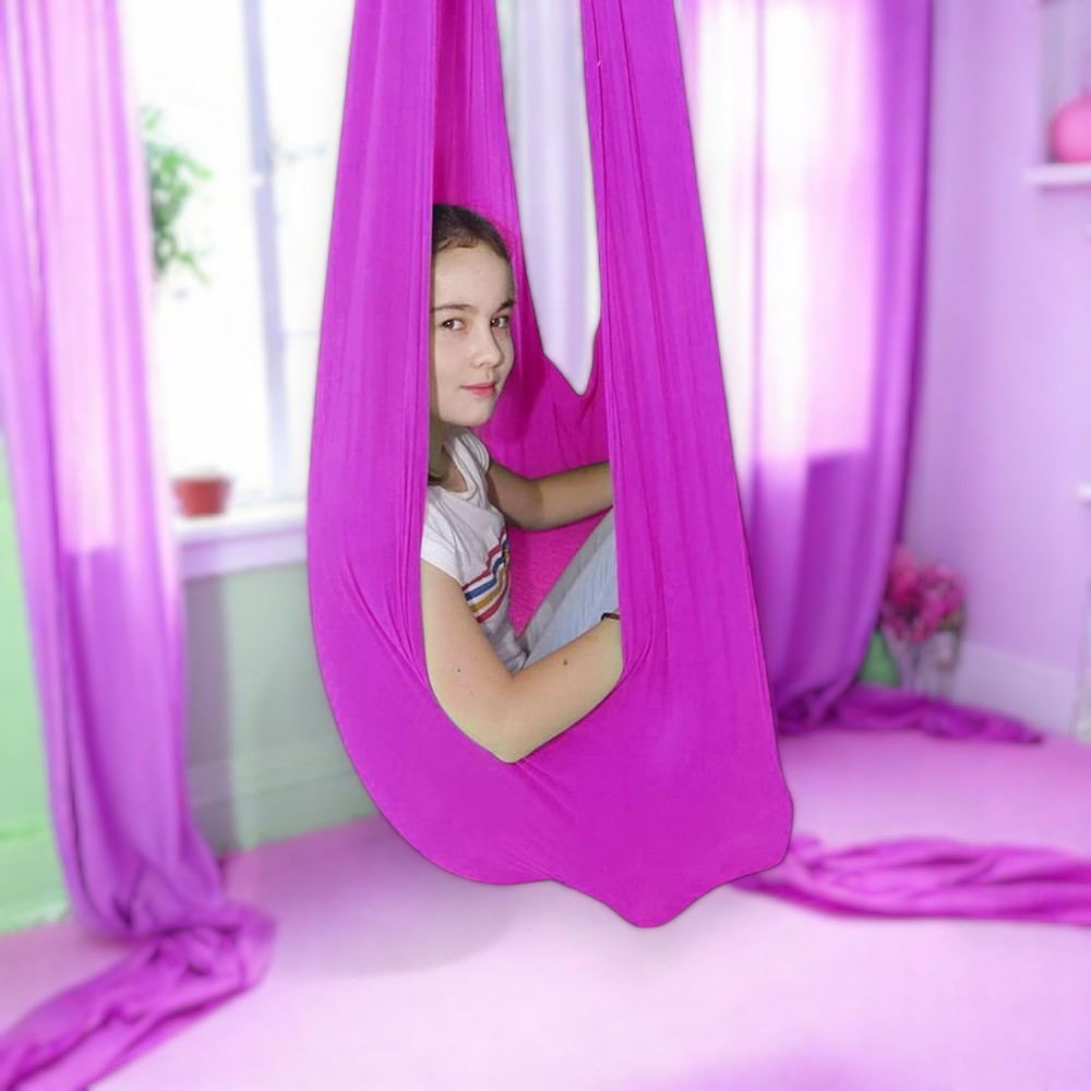 Sensory Pod Swing Hanging Hammock Chair for Kids Indoor Outdoor Relaxation