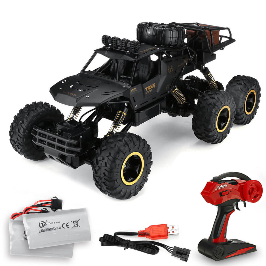 1/12 Scale 6-Wheel RC Monster Truck – High-Speed Off-Road Vehicle with Advanced 2.4GHz Technology