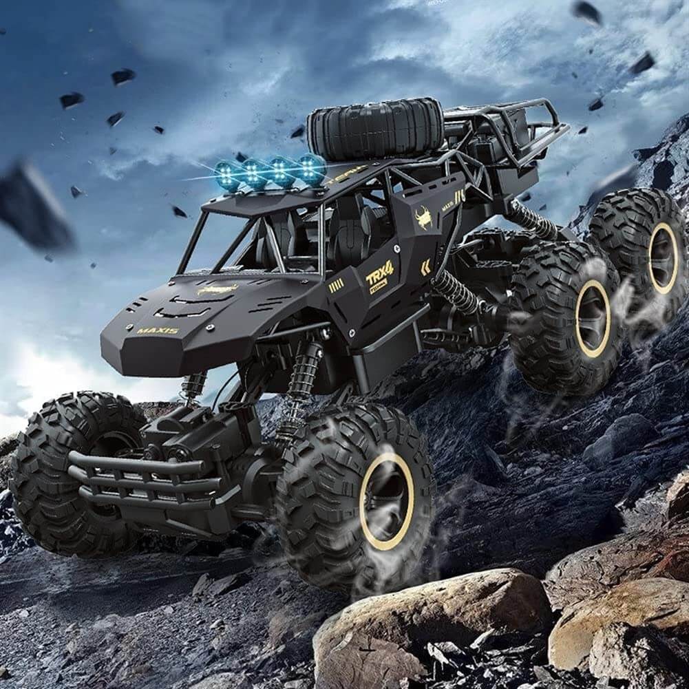 1/12 Scale 6-Wheel RC Monster Truck – High-Speed Off-Road Vehicle with Advanced 2.4GHz Technology