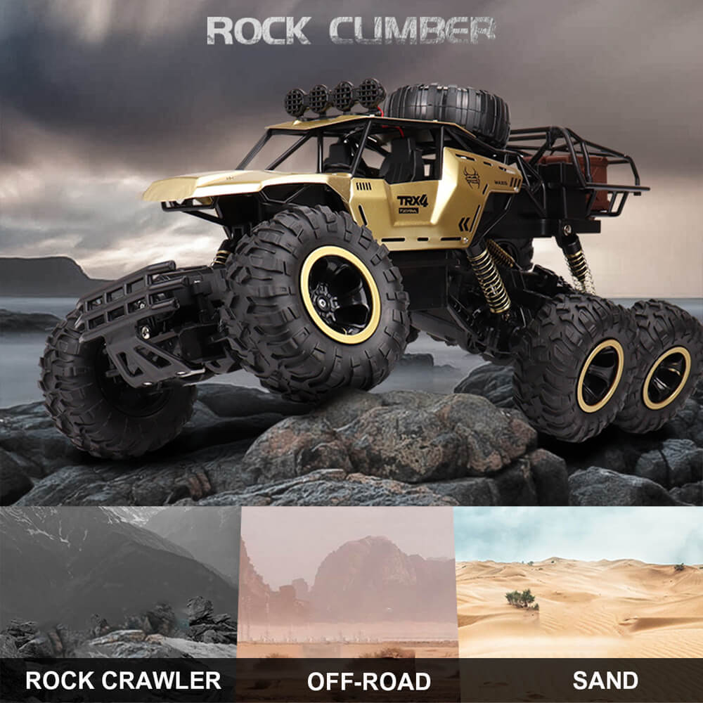 1/12 Scale 6-Wheel RC Monster Truck – High-Speed Off-Road Vehicle with Advanced 2.4GHz Technology