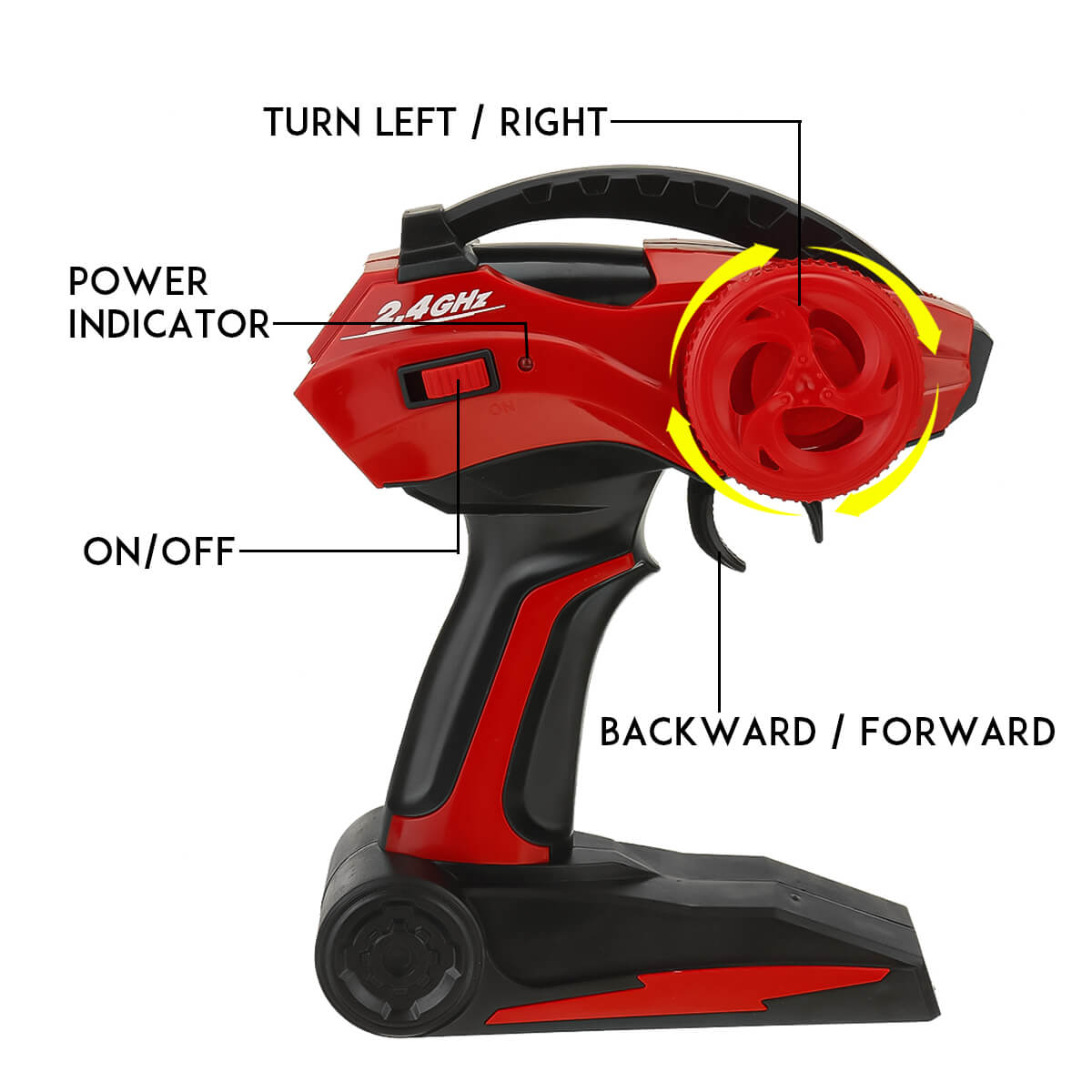 1/12 Scale 6-Wheel RC Monster Truck – High-Speed Off-Road Vehicle with Advanced 2.4GHz Technology