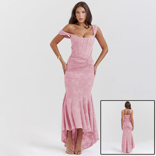 Elegant Lace Bodycon Evening Dress