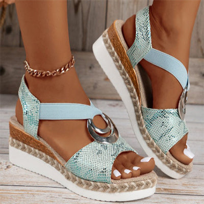 Women’s Peep Toe Wedge Sandals