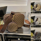 Vintage Pattern Crossbody Shoulder Bag
