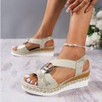 Women’s Peep Toe Wedge Sandals