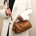 Soft Leather Pillow Crossbody Bag
