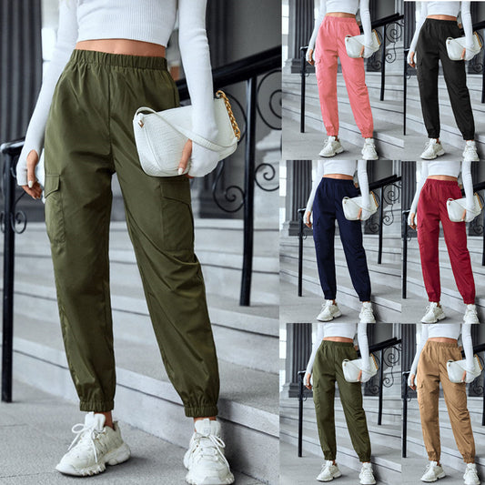 Women’s Multi-Pocket Cargo Jogger Pants
