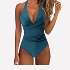 Women’s Lightweight One-Piece Swimsuit with Built-In Support and Soft Cups
