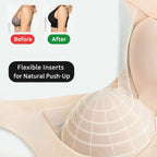 B - Women’s Wireless Push Up Seamless Bra – Comfortable Support Bra