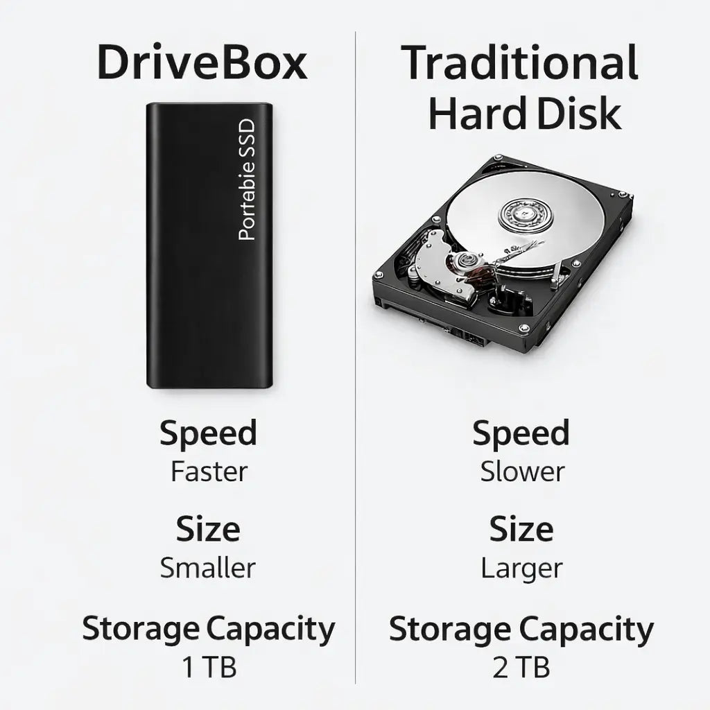 Portable 4TB External SSD USB-C High Speed Compact Solid State Drive