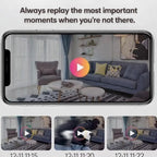 MiniGuardian Wireless Security Camera – HD Wi-Fi Indoor & Outdoor Surveillance with Live View & Night Vision