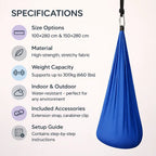 Sensory Pod Swing for Kids and Adults Indoor Outdoor Hanging Hammock Chair