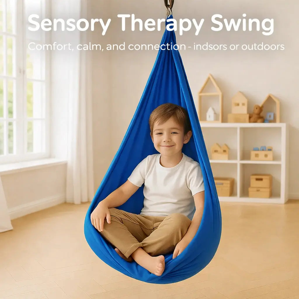 Sensory Pod Swing for Kids and Adults Indoor Outdoor Hanging Hammock Chair