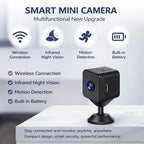 MiniGuardian Wireless Security Camera – HD Wi-Fi Indoor & Outdoor Surveillance with Live View & Night Vision