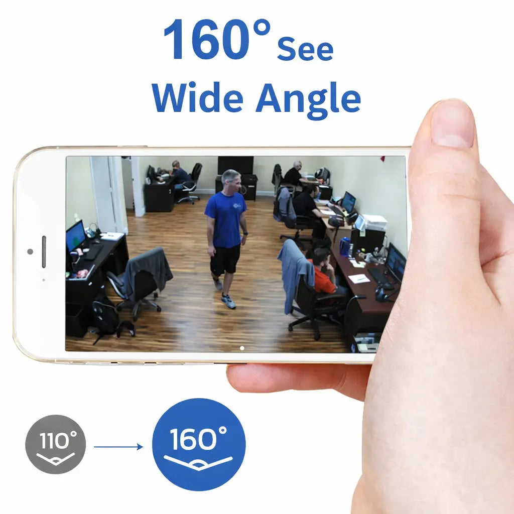 Mini WiFi HD Camera 1080p Wireless Indoor Security Camera with Night Vision and App