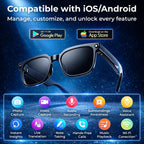 Smart AI Glasses with HD Camera & Translation – VisionSync Pro